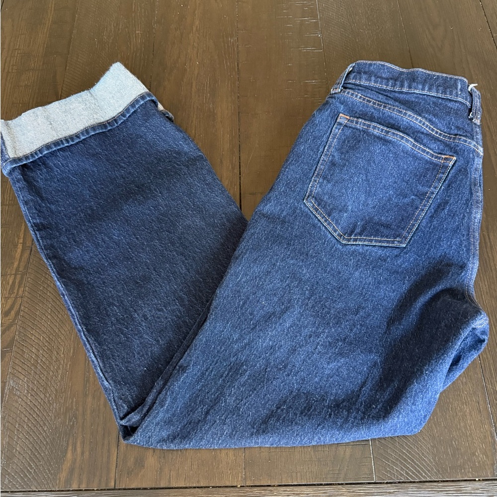 Abercrombie & Fitch Dark Blue Straight Jeans